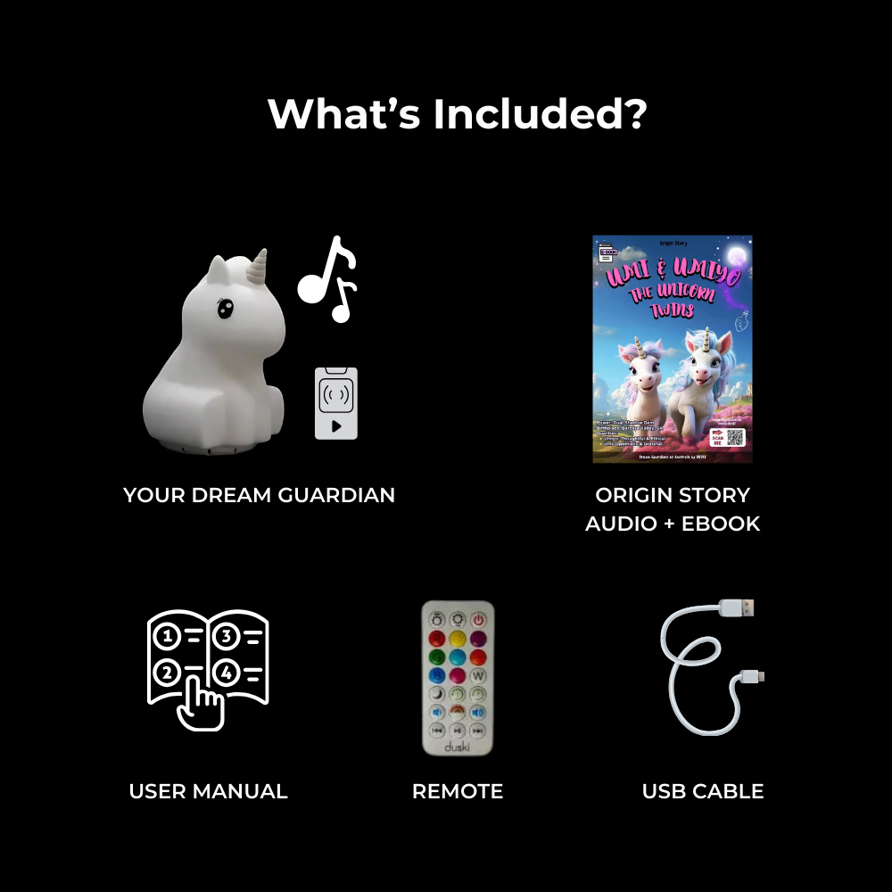 Duski Dream Guardian: Silver Unicorn Duski