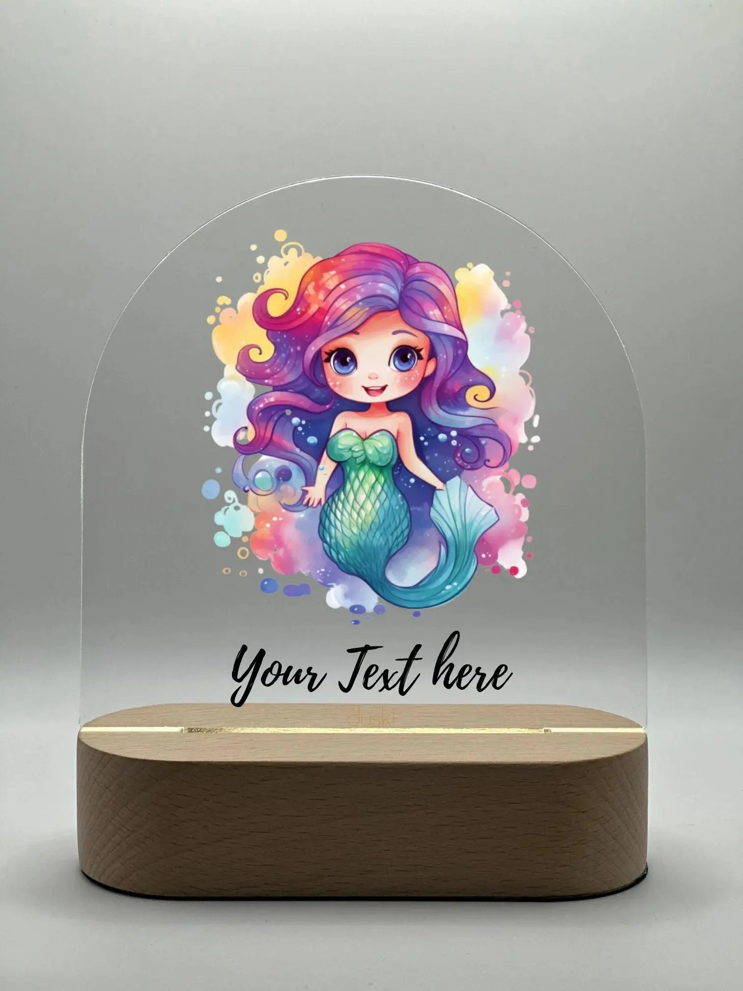 Personalised mermaid light
