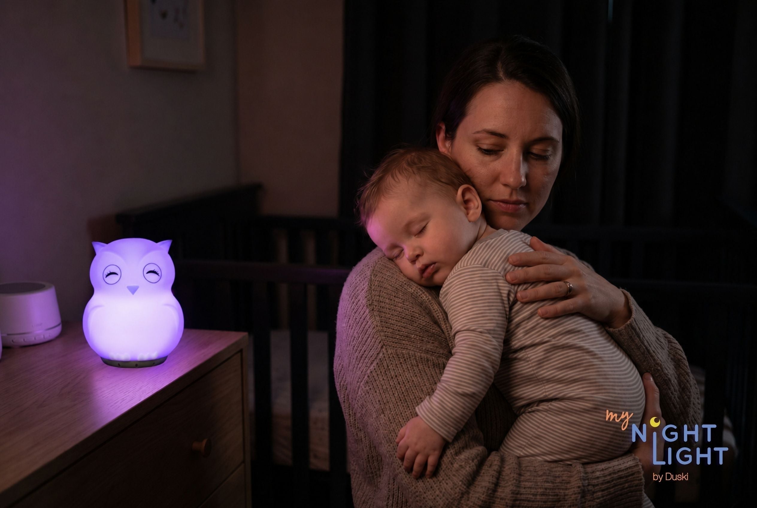 Melatonin-friendly nursery lighting 