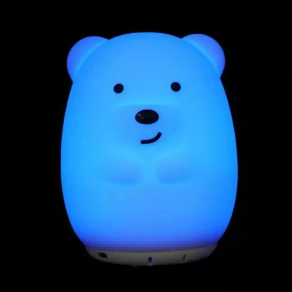 duski night light and bluetooth speaker bear