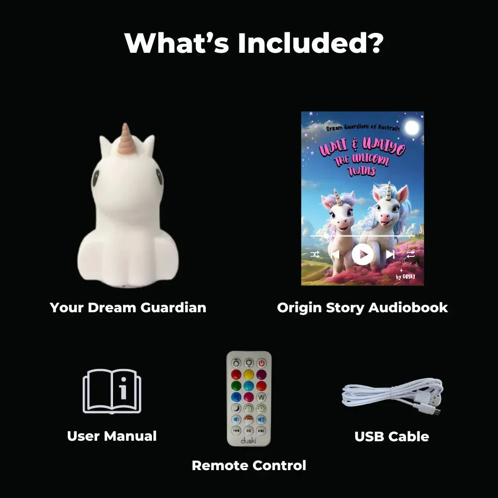what comes in my unicorn dream guardian pack?
