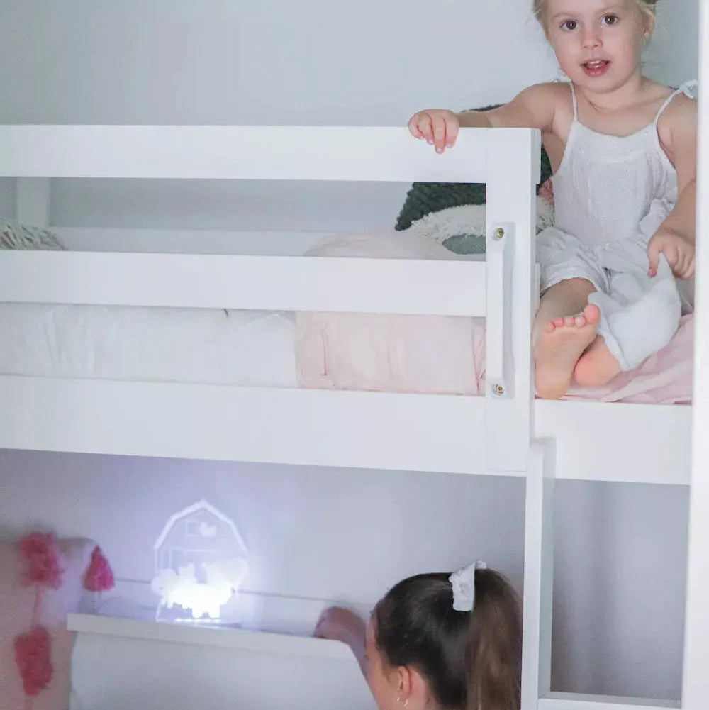 night light in kids room bunk bed
