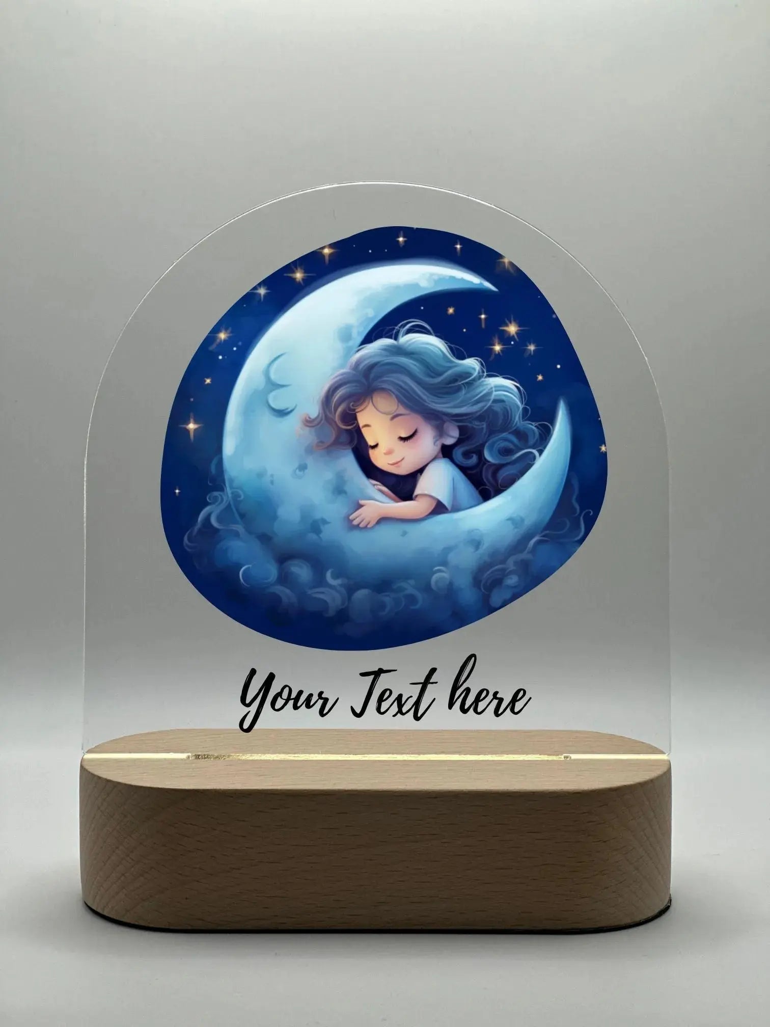 personalised night light gift for kids